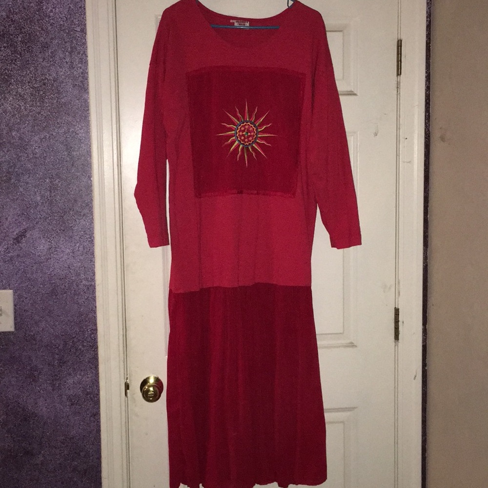 Vintage New Mexico Style T-Shirt Dress
